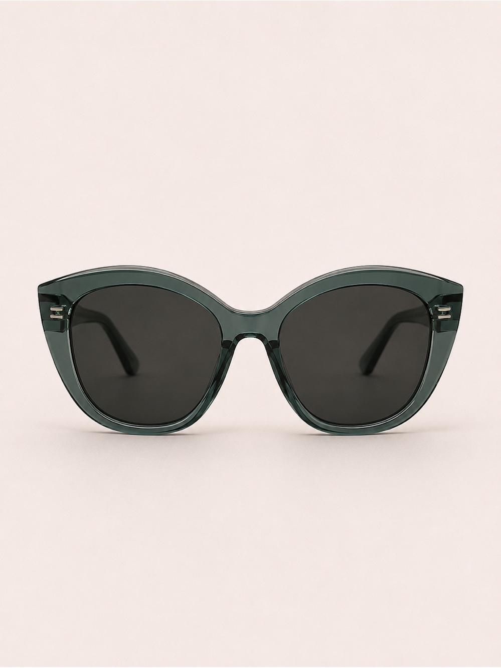 Classic Cat-Eye Women's Sunglasses in Dark Green